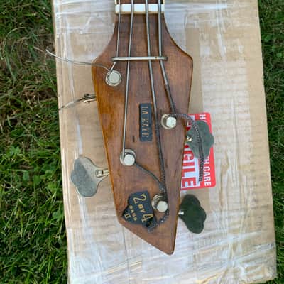 1967 Le Baye 2x4 Long scale bass guitar all original excellent condition RARE! image 12