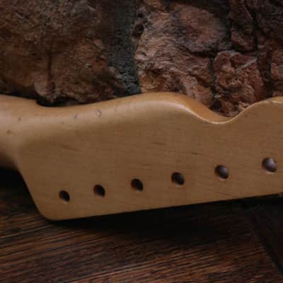 Aged Allparts Tele Neck Nitro Relic Rolled Fingerboard Edges Licensed by Fender Telecaster TMO-C Fits MJT image 10
