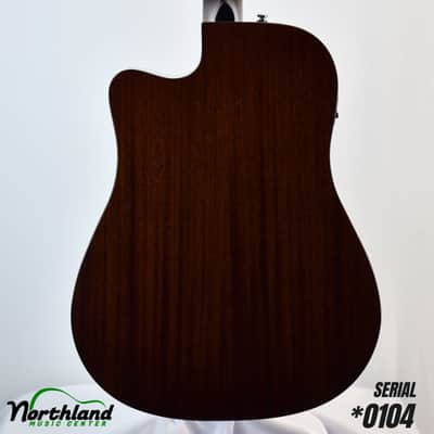 Fender CD-60SCE Dreadnought Cutaway Acoustic-Electric - All Mahogany - *0104 image 4