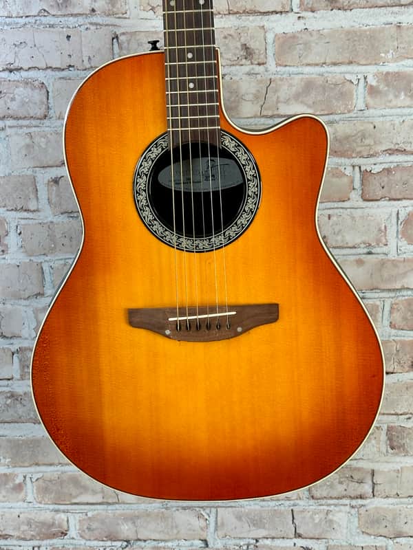 Ovation 1861 Standard Balladeer USA 1995 - Honey Burst image 1