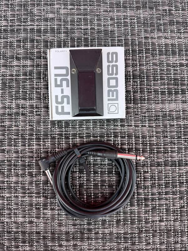 Boss FS-5U Momentary Footswitch Non-Latching Pedal w/ Cable Tested image 1