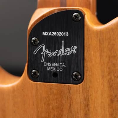 Fender Acoustasonic Player Telecaster Electric Guitar - Brushed Black with Structured Gig Bag image 13