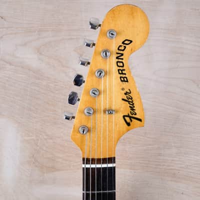 Fender Bronco 1975 Olympic White USA Vintage Offset w/ Bag image 23
