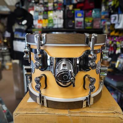 PDP Concept Maple 10''Classic Tom - Natural Stain With Wood Hoops 7 x 10" Maple Tom image 3