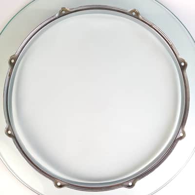Gretsch 14" Batter Broadkaster Chrome Die-Cast Snare Drum/Floor Tom Rim/Hoop 50s image 7