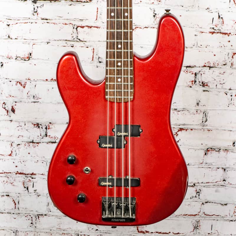 Kramer - Forum IV LH Left-handed Electric Bass, Red - x8461 - USED image 1