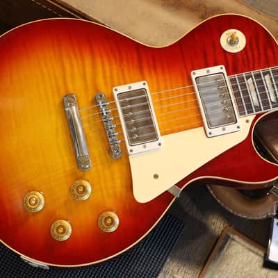 Minty! 2021 Gibson Custom Shop Historic '59 Les Paul Standard Reissue Electric Guitar Heritage Cherry VOS + COA OHSC image 2