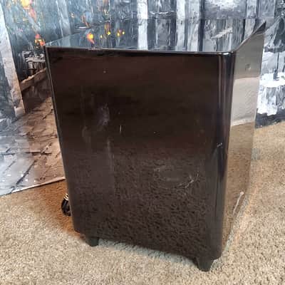Harman Kardon Harman Kardon HKTS 210SUB  200-watt powered active subwoofer 90s  - Piano black image 2