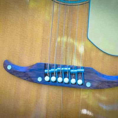 1969/1970 Fender Palomino "Johnny Cash" Broomstick w/ Ultra Rare Factory Soundhole Pickup image 5