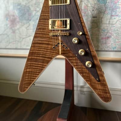 Banker Guitars Albert King Lucy Flying V Dan Erlewine Gibson Authorized Partner - Walnut image 5