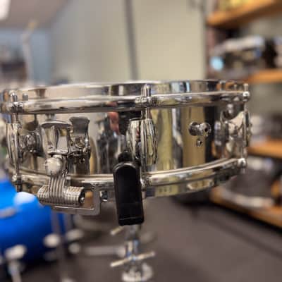 14" x 4" Premier Royal Ace 1960s Chrome Over Brass Snare image 2