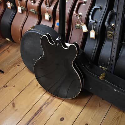 1973 Gibson ES-335 Custom Colour Factory Black w/Bigsby MOD – T-Tops & OHSC, RARE image 4