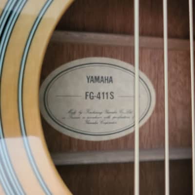 Yamaha FG-411S  acoustic guitar w/HSC & upgrades image 3