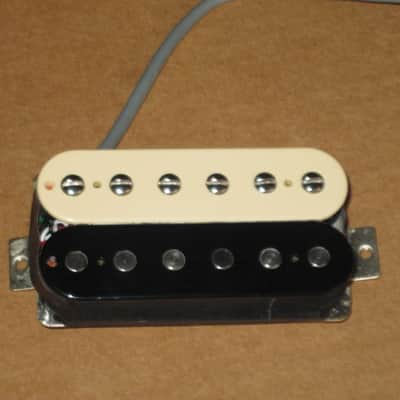 ONE new old stock very near A+ Epiphone ACPNHZCB-4 Alnico Classic Pro Bridge Humbucker, Zebra, 8.1k - Alnico V, solder connection, 4 conductor + screws & springs (from 2023) part of Epiphone's Pro Series Line of Humbuckers (which is called ProBUCKER) image 14