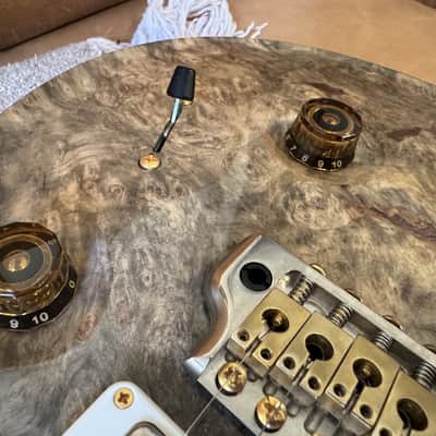 2019 PRS Private Stock #7959 Custom 24 - Natural Buckeye Burl - Roasted Curly Maple Neck - Fatback Black Limba Body image 9