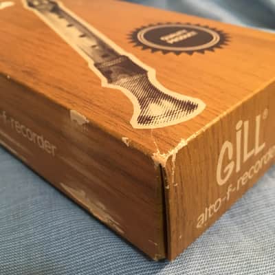 Gill Alto Recorder in F Wood - Like New with Box-  Made in Israel c1975 image 17