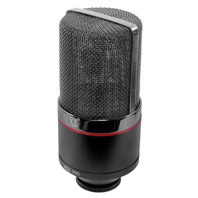 Liquid Audio - MXL 990 Blaze LED Studio Quality Condenser Microphone Bundle w/Pig Hog PHM10 8mm Mic Cable, Pop Filter Polishing Cloth image 5