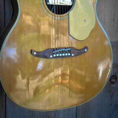 1969/1970 Fender Palomino "Johnny Cash" Broomstick w/ Ultra Rare Factory Soundhole Pickup image 6