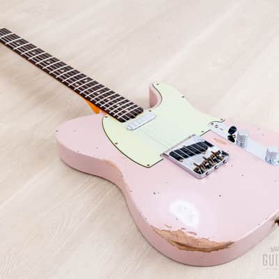 Fender Custom Shop 1963 Telecaster Heavy Relic Dirty Shell Pink, Featherweight image 9
