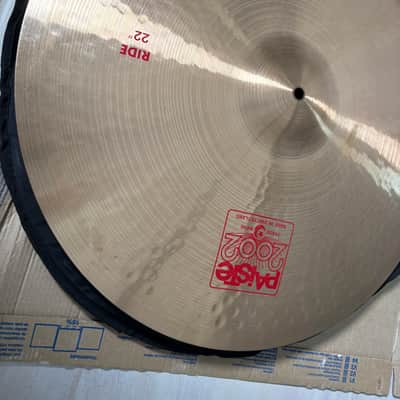 Paiste 2002 Cymbal Set — 22" Ride, 16" Crash, 14" Medium Hi-Hats (Made in Switzerland) image 6