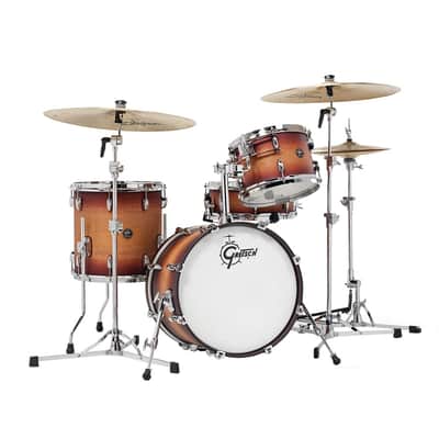 Gretsch Renown 4-Piece Drum Set w/ 18" Kick - Satin Tobacco Burst image 1