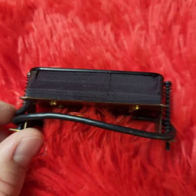 Unknown Brand Super Distortion Clone Humbucker - Possibly 1980's - 2000's - Double Black Bobbins - Single Humbucker image 4