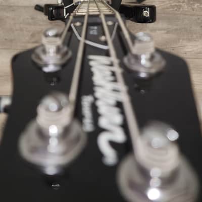 Washburn T12 Taurus 4 String Electric Bass-Gloss Black image 7