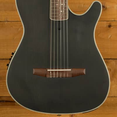 Ibanez TOD10N Tim Henson/Polyphia Electro-Nylon - Walnut - Transparent Black Flat image 1