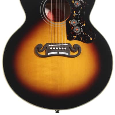 Epiphone 1957 SJ-200 Reissue Acoustic-electric Guitar - Vintage Sunburst image 3