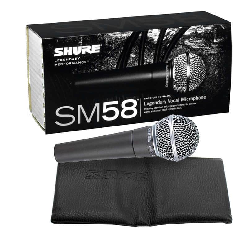 Shure SM58 Multi-Purpose DJ Event Vocal Performance Microphone image 1