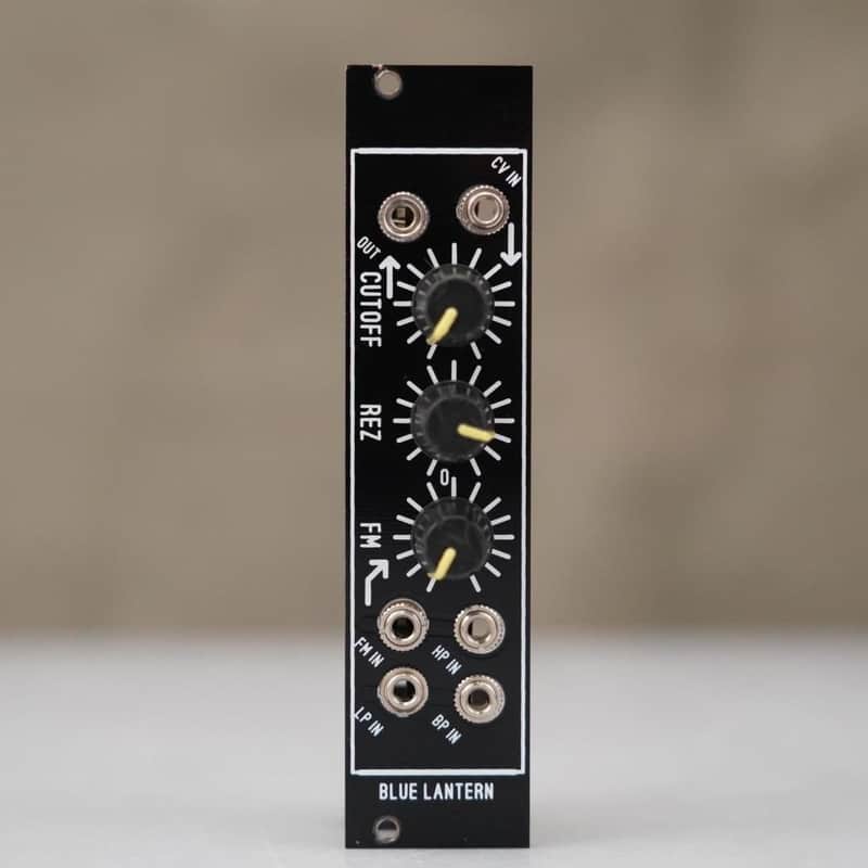 Blue Lantern Diode VCF Filter Eurorack Module w/ Patch Cables #58509 image 1