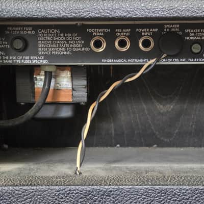 Fender Bassman 120 Combo 1980's  - Black image 3