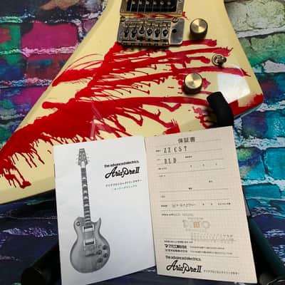 Aria ZZ Custom 1984 - Blood Splatter image 25