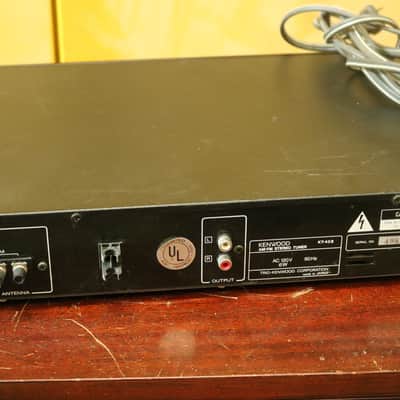 Kenwood KT-428 Stereo AM/FM Synthesizer Tuner - Vintage Component - Tested image 4