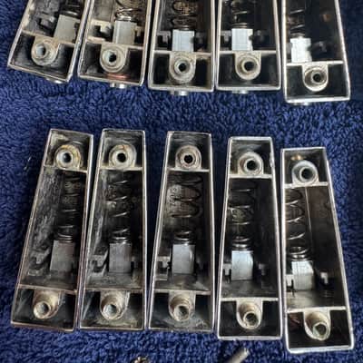 Sonor Lot of 20 Bass or Tom Drum Lugs - Lite SonorLite Phonic Item 741 260/380 80s - Chrome image 14