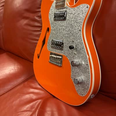 Fender Limited Edition Parallel Universe Series Deluxe Thinline Super Telecaster Orange image 7