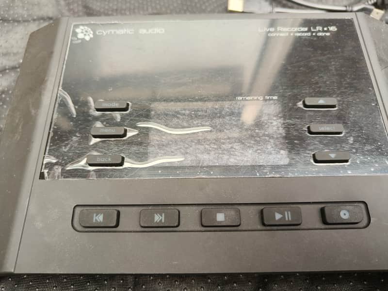 Cymatic Audio LR-16 Live Recorder 16-Channel Digital Multitrack Recorder / USB Audio Interface 2013 - 2017 - Black image 1