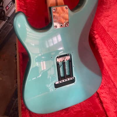 1993 Caribbean Mist Fender Stratocaster Plus Deluxe image 9