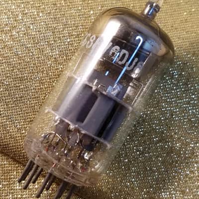 Amperex 6DJ8 AT1000 TESTED Vacuum Tube Heerlen D Getter GA0 GA2 Bugle Boy T2 ECC88 dual triode 1959 image 9