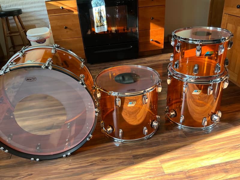 Ludwig Amber Vistalite Jonn Bonham 2019 - Visalite Amber image 1