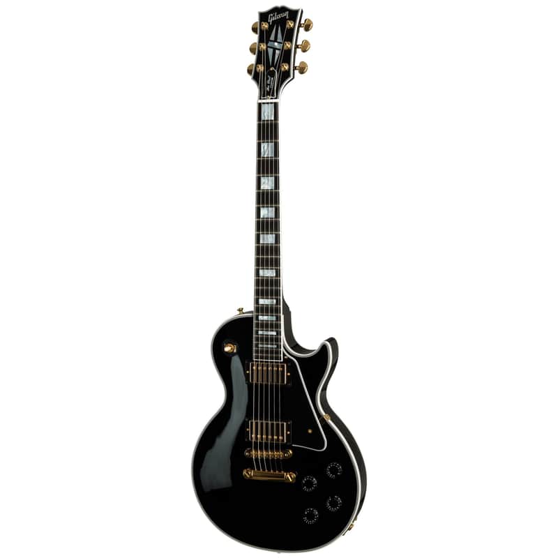 Gibson Custom Les Paul Custom with Ebony Fingerboard - Gloss Ebony Finish image 1