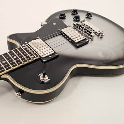 AL-3200MCC -28 Silverburst Bound DOT 28 Baritone Electric Guitar image 4