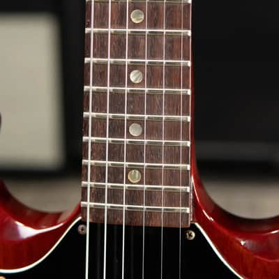 Gibson Vintage 1969 SG Junior Electric Guitar - Cherry Red with Chipboard Case - Used image 10