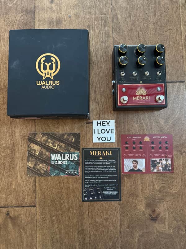 Walrus Audio Meraki Stereo Analog Delay — Excellent / MINT image 1