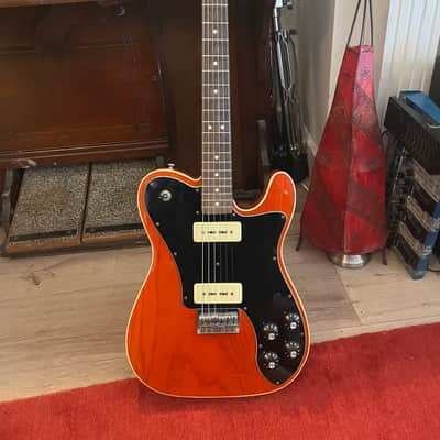 Fender FSR '72 Telecaster Custom P90 2012 - Sunset Orange Transparent image 6