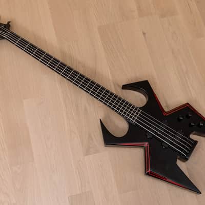 2009 BC Rich Widow WMD 5-String Bass w/ P-Style Pickups & Active Preamp, Black Onyx image 13