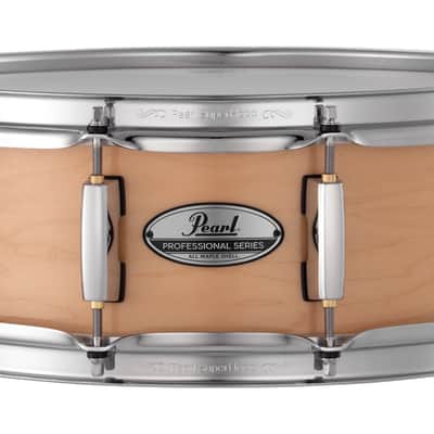 Pearl PMX Professional Series Maple 14x5" Natural Maple Lacquer #102 Kit Snare Drum | NEW | Authorized Dealer image 1