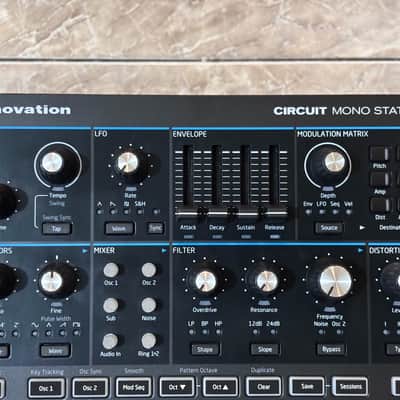 Novation [NOS - New Old Stock] Circuit Mono Station - Paraphonic Analogue Synthesizer 2017 - 2021 - Complete with Box, Manual, Cables, Adaptor image 5