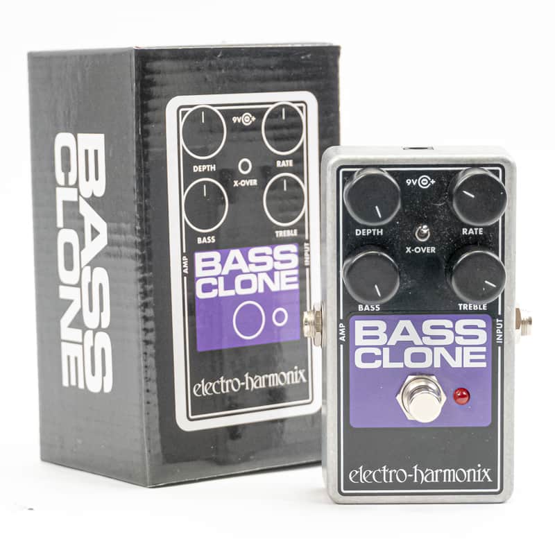 Electro-Harmonix Bass Clone Bass Chorus Pedal with Original Box image 1