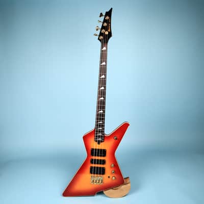 1984 Ibanez DT-870 Destroyer Bass Guitar Cherry Sunburst image 2